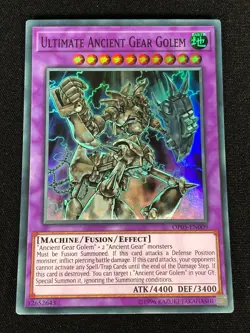 Yugioh Ultimate Ancient Gear Golem OP05-EN009 Super (NM) - Image 1