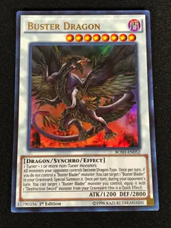 Yugioh Buster Dragon BOSH-EN052 1st Ultra (NM) - Image 1