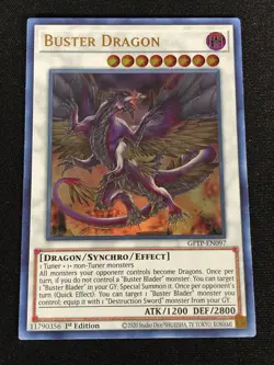 Yugioh Buster Dragon GFTP-EN097 1st Ultra (NM) - Image 1