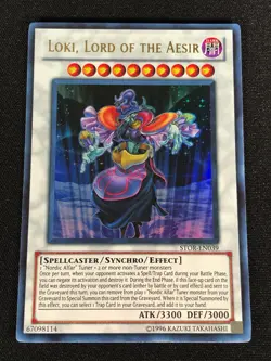 Yugioh Loki Lord Of the Aesir STOR-EN039 Ultra (NM) - Image 1