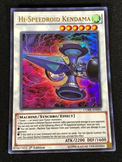 Yugioh Hi-Speedroid Kendama CORE-EN095 1st Ultra (NM) - Image 1