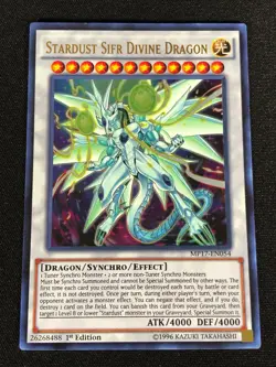 Yugioh Stardust Sifr Divine Dragon MP17-EN054 1st Ultra (NM) - Image 1