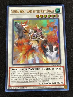 Yugioh Silver, Wolf Tamer of the White Forest INFO-EN038 1st Ultra (NM) - Image 1