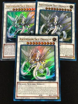 Yugioh Ascension Sky Dragon LEHD-ENB34 1st Ultra x3 (NM) - Image 1