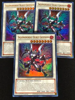 Yugioh Salamangreat Burst Gryphon LD10-EN004 1st Ultra x3 (NM) - Image 1