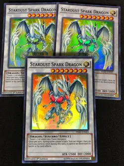 Yugioh Stardust Spark Dragon HSRD-EN043 1st Super x3 (NM) - Image 1