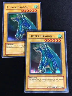 Yugioh Luster Dragon LOD-050 Super x2 (HP) - Image 1