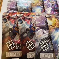 Newtype Rising Gundam Card Game Blister Pack Boosters GD01 Sleeved 10 in total - Image 3