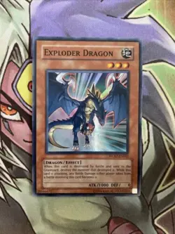 WC07-EN002 Exploder Dragon Super Rare Unlimited Edition NM Yugioh Card - Image 1