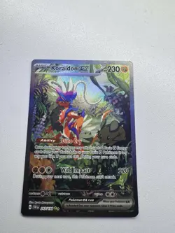 Pokemon TCG Koraidon EX Scarlet & Violet Special Illustration Rare Card 247/198 - Image 1