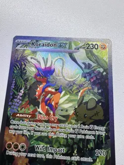 Pokemon TCG Koraidon EX Scarlet & Violet Special Illustration Rare Card 247/198 - Image 3