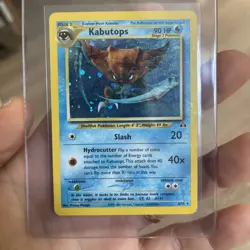 Pokemon TCG 2001 Kabutops Holo Card 6/75 Neo Discovery WOTC NEAR MINT RARE! - Image 1