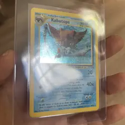 Pokemon TCG 2001 Kabutops Holo Card 6/75 Neo Discovery WOTC NEAR MINT RARE! - Image 2