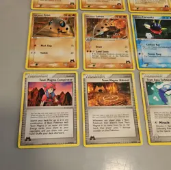 Pokemon Ex Team Magma Vs Team Aqua Part Complete Set Vintage Cards - Image 4