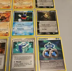 Pokemon Ex Team Magma Vs Team Aqua Part Complete Set Vintage Cards - Image 5