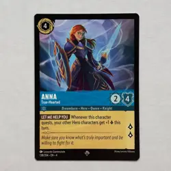 Anna 138/204 Disney Lorcana Ursula's Return Regular Super Rare Card NM - Image 1