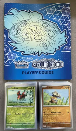 Pokemon Stellar Crown Complete Reverse Holo Set. 125 Cards Sleeved NRMT+ - Image 1