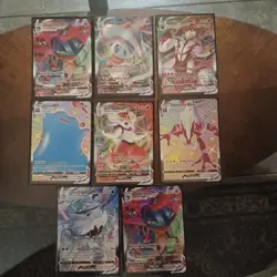 Pokemon TCG Bundle Assorted VMAX Card Pokemon Lot Near Mint - Image 1