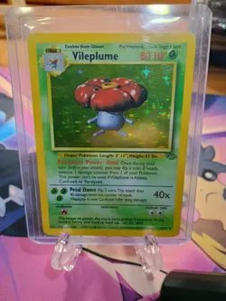 1999 Pokemon TCG Jungle Vileplume Holo Rare Card #15/64 LP Condition - Image 1