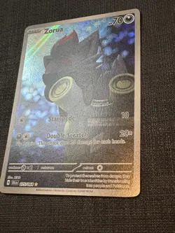 Pokemon TCG Zorua 075/064 Illustration Shrouded Fable Rare Card, Mint Condition - Image 2