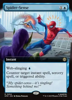 Spider-Sense Extended Art Foil - Marvel'S Spider-Man MTG-NM - Image 1