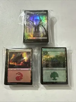 Magic The Gathering Bulk Lands. 100 Basic Foil Lands And 50 Full Art Foil Lands. - Image 1