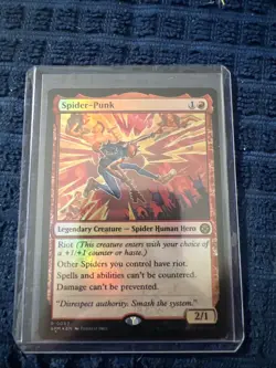 Spider-Punk (Foil) - 0092 - Marvel's Spider-Man MTG - NM/M - Image 1