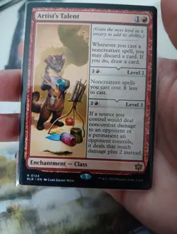 MTG - Artist's Talent - Bloomburrow - R 0124 - Image 2