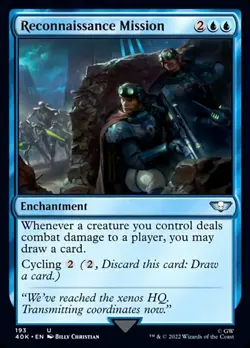 1 x Reconnaissance Mission - Universes Beyond: Warhammer 40,000 - NM-Mint - MTG - Image 1