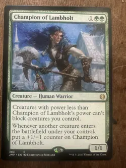 1x MTG - Champion of Lambholt (383) - Jumpstart - JMP - Pack Fresh - Image 1