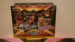 Pokemon Shining Fates Lot of Pikachu Box, Crobat Premium Box and Dedenne Mad Pin - Image 4