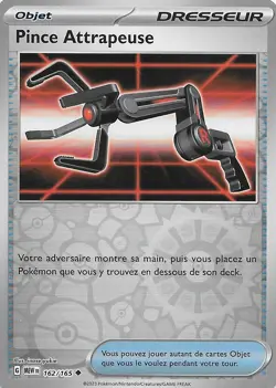 Dresseur ; Pince Attrapeuse Reverse 162/165 Peu Commune - 151 - Carte Pokemon - Image 1