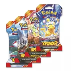 30 x Surging Sparks Scarlet & Violet POKEMON Sealed Blister Booster Packs - Image 1