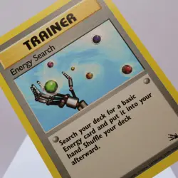 Pokemon TCG - Energy Search 59/62 Fossil Common WOTC 1999 - EXC/NM - Image 1