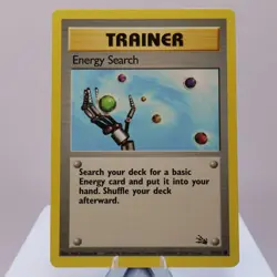 Pokemon TCG - Energy Search 59/62 Fossil Common WOTC 1999 - EXC/NM - Image 2