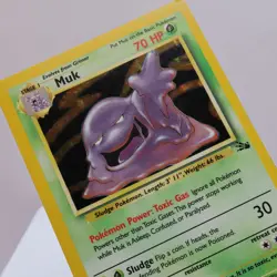Pokemon TCG - Muk 13/62 Fossil Holo Rare WOTC 1999 - EXC - Image 1
