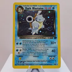 Pokemon TCG - Dark Blastoise 3/82 Team Rocket Holo Rare WOTC 1999 - MP - Image 2