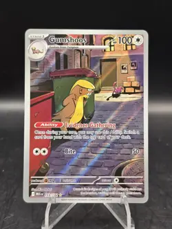 Pokemon TCG Gumshoos 153/132 Me01: Mega Evolution Illustration Rare Holo NM - Image 1