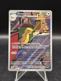 Pokemon TCG Gumshoos 153/132 Me01: Mega Evolution Illustration Rare Holo NM - Image 3