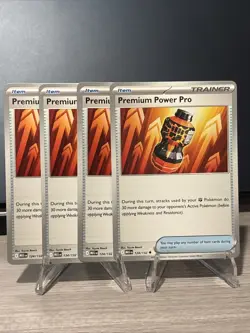 Premium Power Pro 124/132 - Mega Evolution - 4x Pokemon TCG Playset - Image 1