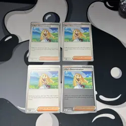 4x Lillie's Determination Pokemon TCG: Mega Evolution 119/132 Playset w/Holo - Image 1