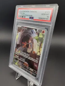 Pokemon-Torkoal (Illustration Rare)-Twilight Masquerade-172/167-PSA 10 Gem Mint - Image 2