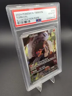 Pokemon-Torkoal (Illustration Rare)-Twilight Masquerade-172/167-PSA 10 Gem Mint - Image 3