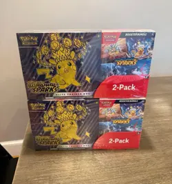 Pokemon Surging Sparks Elite Trainer Box/Booster Bundle Costco 2-Pack - Lot of 2 - Image 1