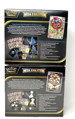 Pokemon TCG: Mega Evolutions Pokemon Center ETB Set of 2 Factory Sealed - Image 3