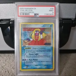 Jynx - 28/115 Reverse Holo Rare Stamped - 2005 Pokemon Unseen Forces PSA 9 - Image 1