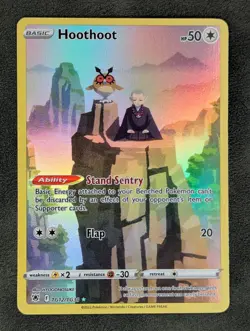 Hoothoot TG12/TG30 Pokemon TCG Ultra Rare SWSH10: Astral Radiance Trainer Galler - Image 1