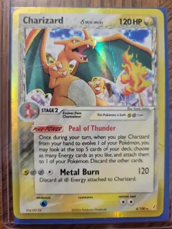 Pokemon TCG Charizard Delta Species 4/100 Holo Rare 2006 Crystal Guardians - Image 1