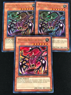 Yugioh Mystical Beast of Serket SDMA-EN037 1st ULTRA x3 (NM) - Image 1