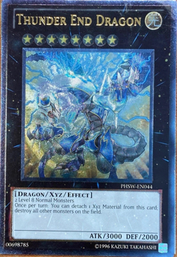 Thunder End Dragon PHSW-EN044 Ultimate Rare YuGIOh TCG Card - Image 1